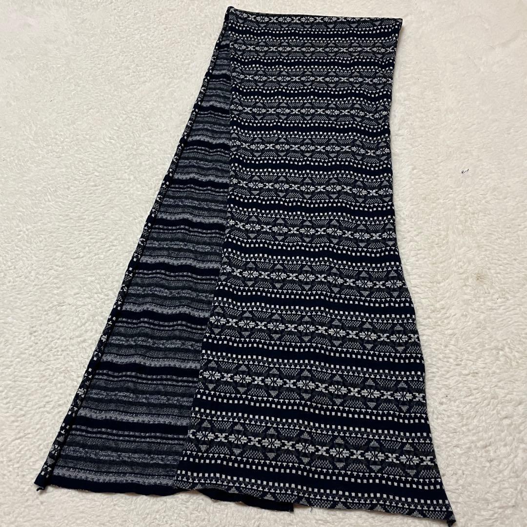 田中オムCOMME des GARÇONS HOMME ノルディック柄マフラー