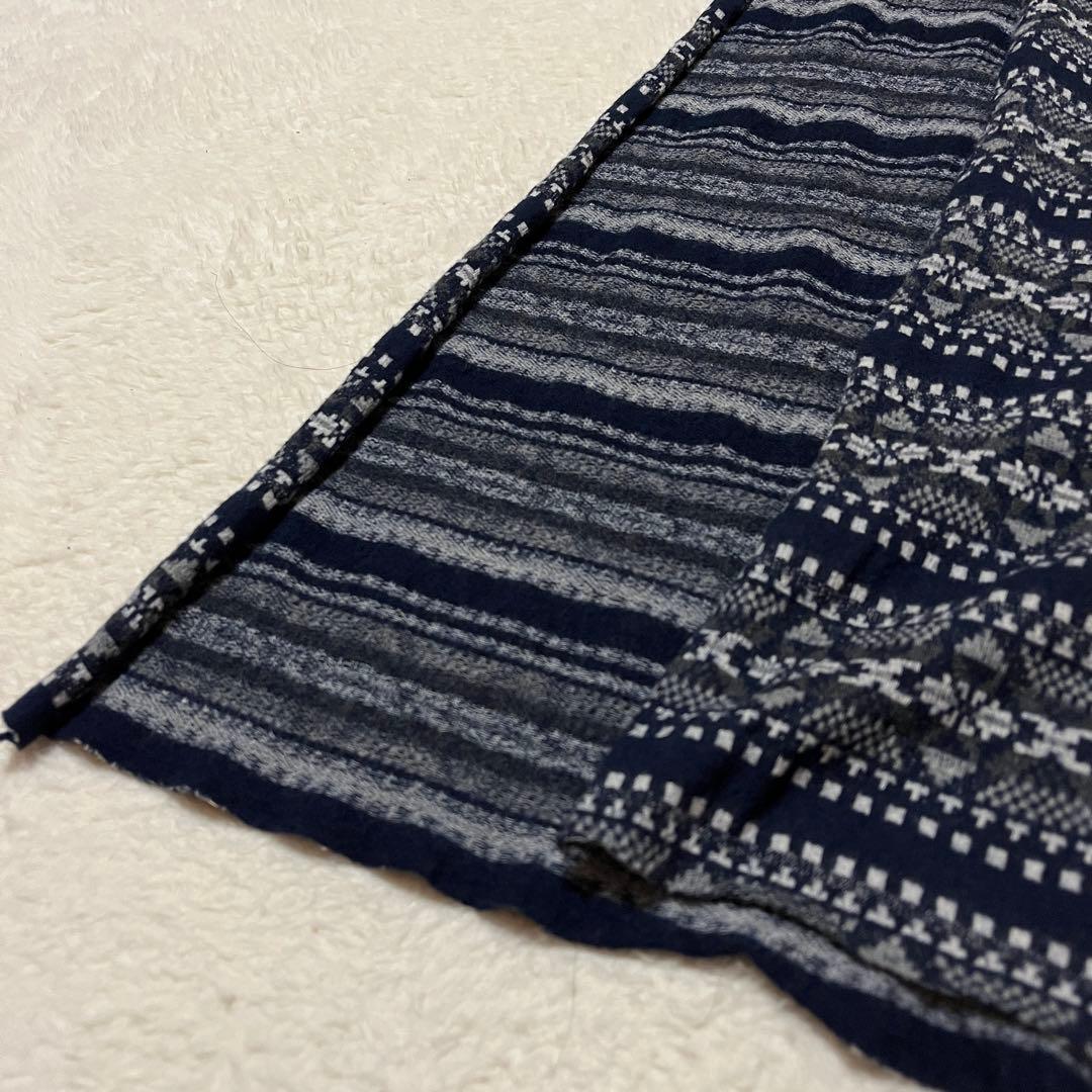 田中オムCOMME des GARÇONS HOMME ノルディック柄マフラー