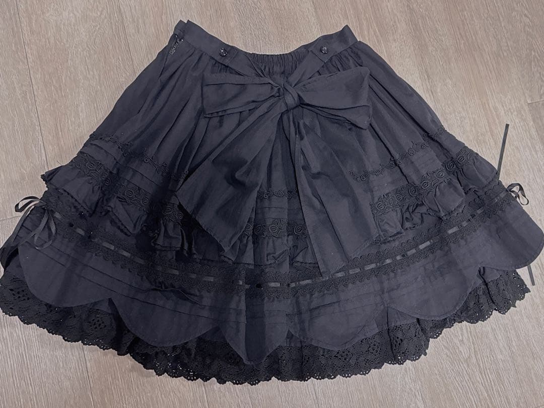 BABY 懐古ロリータ スカート　黒