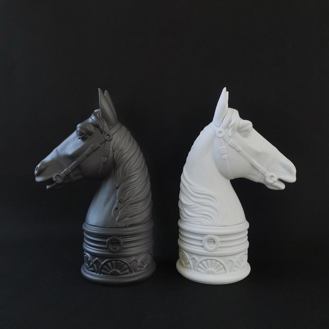 L'OBJET オブジェ 馬 ブックエンド 美品 リモージュ窯 フランス製