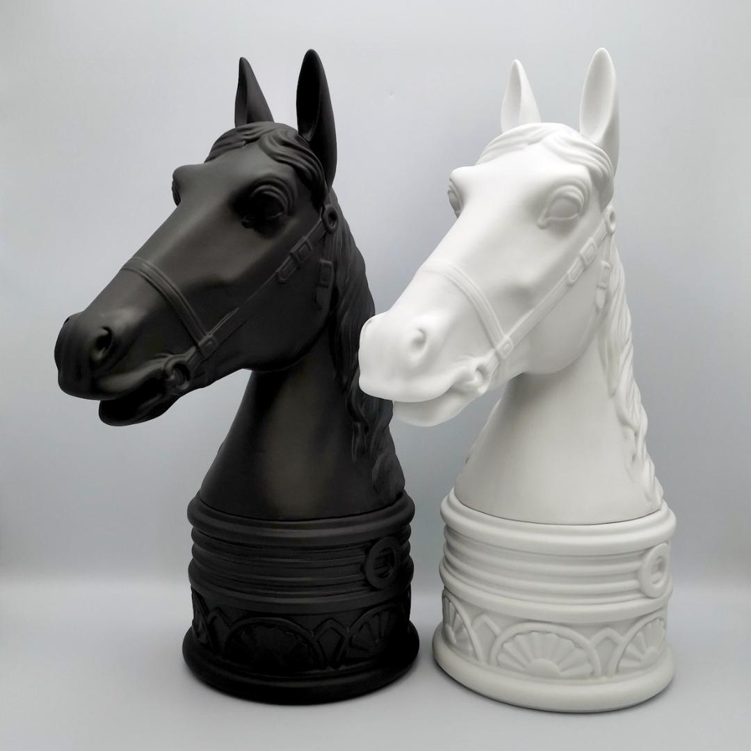 L'OBJET オブジェ 馬 ブックエンド 美品 リモージュ窯 フランス製