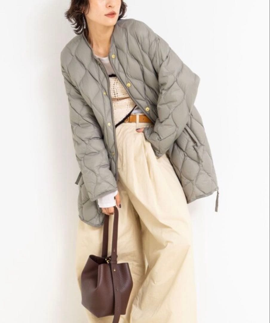 ダウンジャケット WEB限定TAION 別注M65ミドル丈　NOLLEY'S