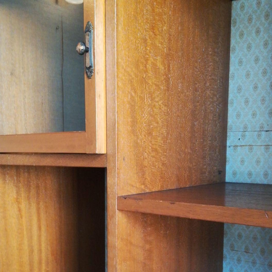 レトロ　ガラス扉家具