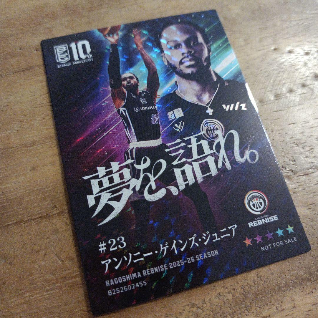 B.LEAGUE カード　2025-26　アンソニー・ゲインズ・ジュニア 森田