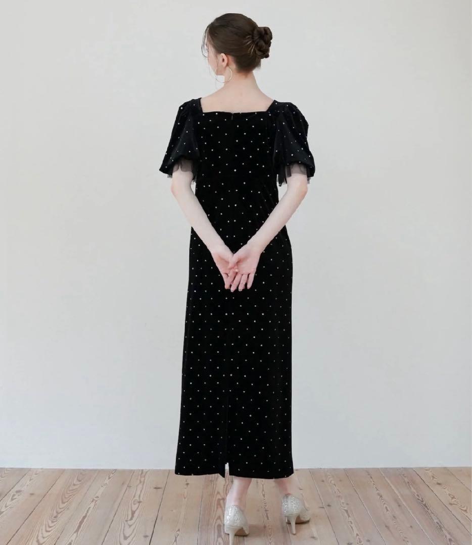 Acka. ベロアロングワンピース