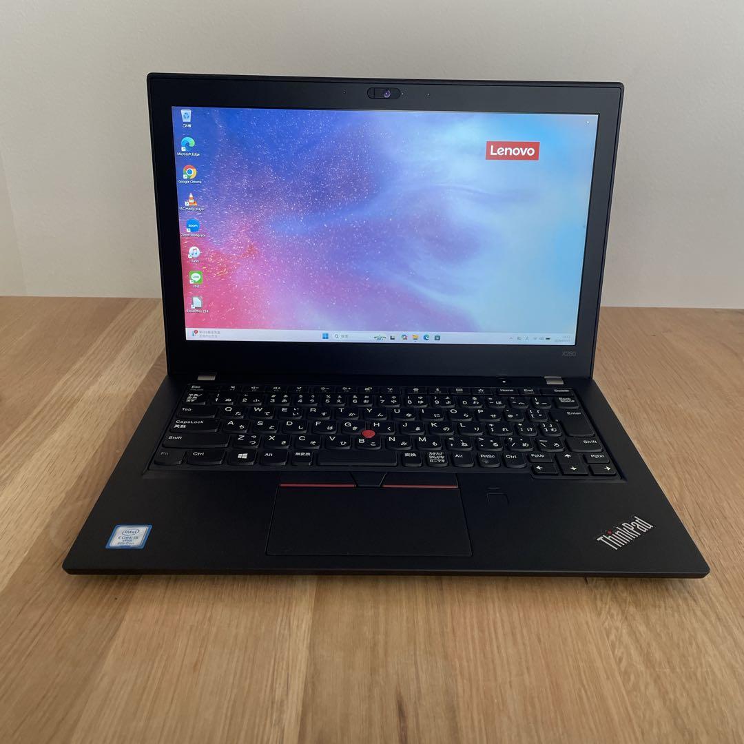 【極美品】ThinkPad X280 i5 メモリ8GB SSD256GB