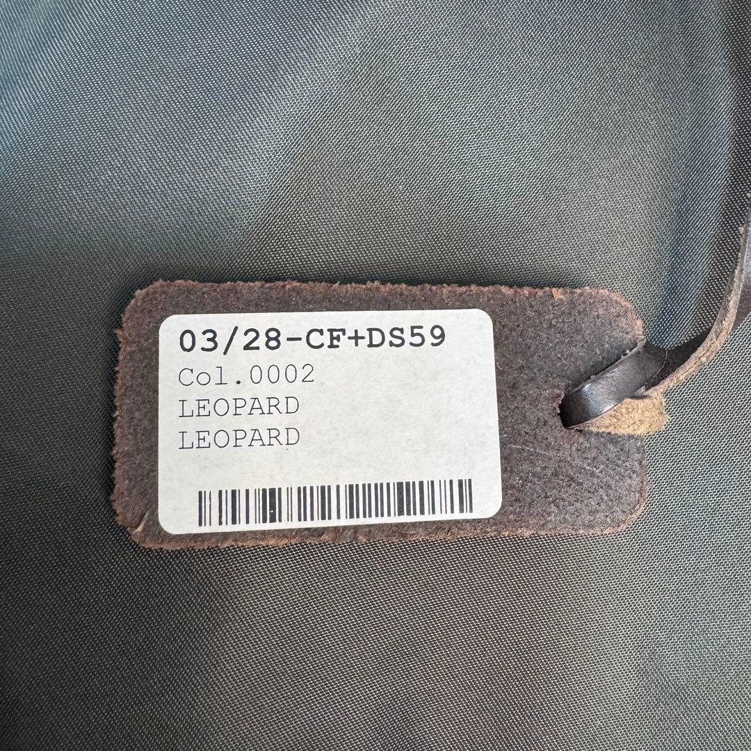 美品✨フェリージ　トートバッグ　リバーシブル　レオパード　03-28 カーキ