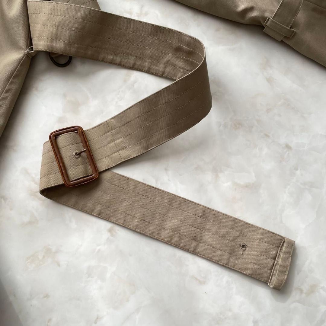 希少80s　Aquascutum　トレンチコート　チェック　英国製　XL〜XXL