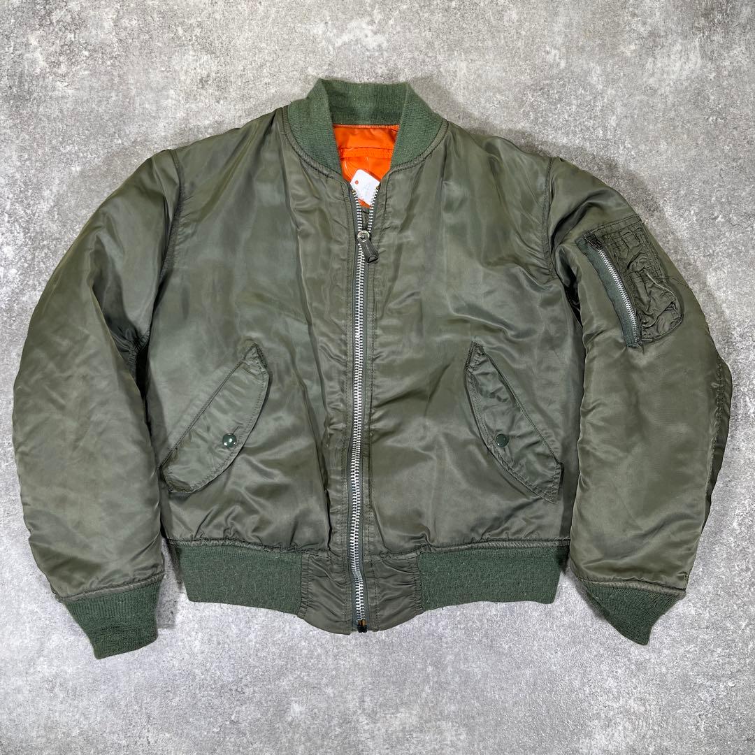 USA製　90年代　アルファ　MA-1 フライトジャケット　IDEAL サイズS
