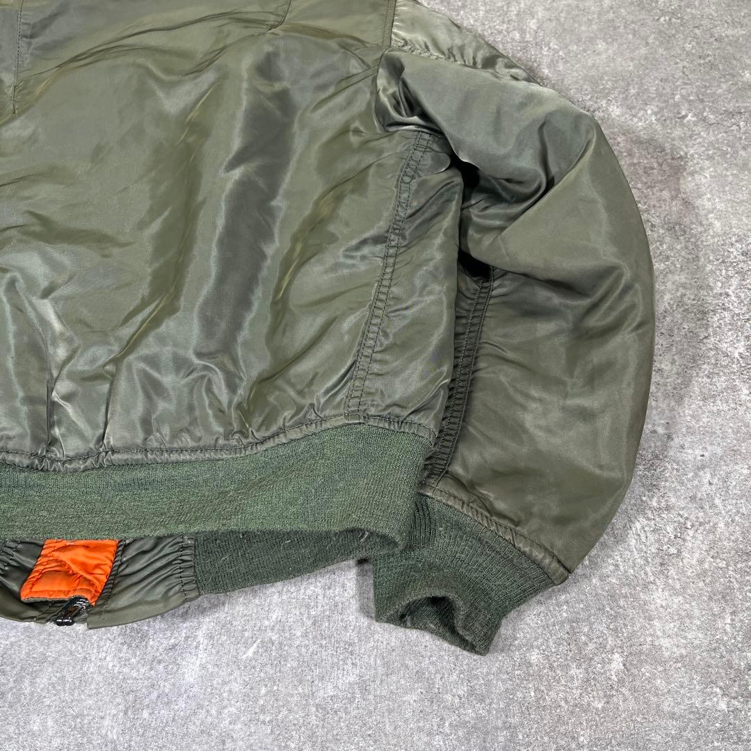 USA製　90年代　アルファ　MA-1 フライトジャケット　IDEAL サイズS