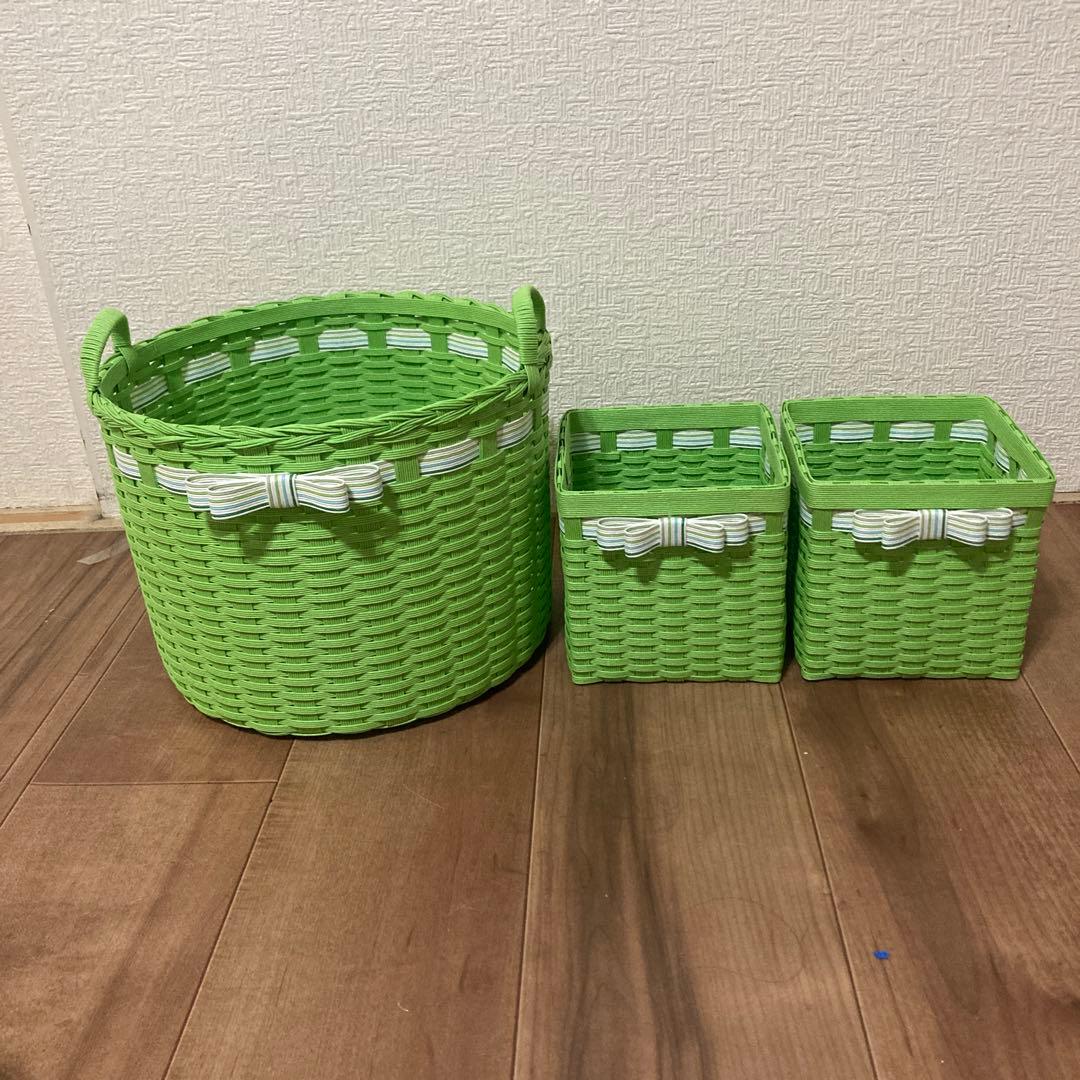 minoriページ クラフトバンド　しゅうのうこかご類