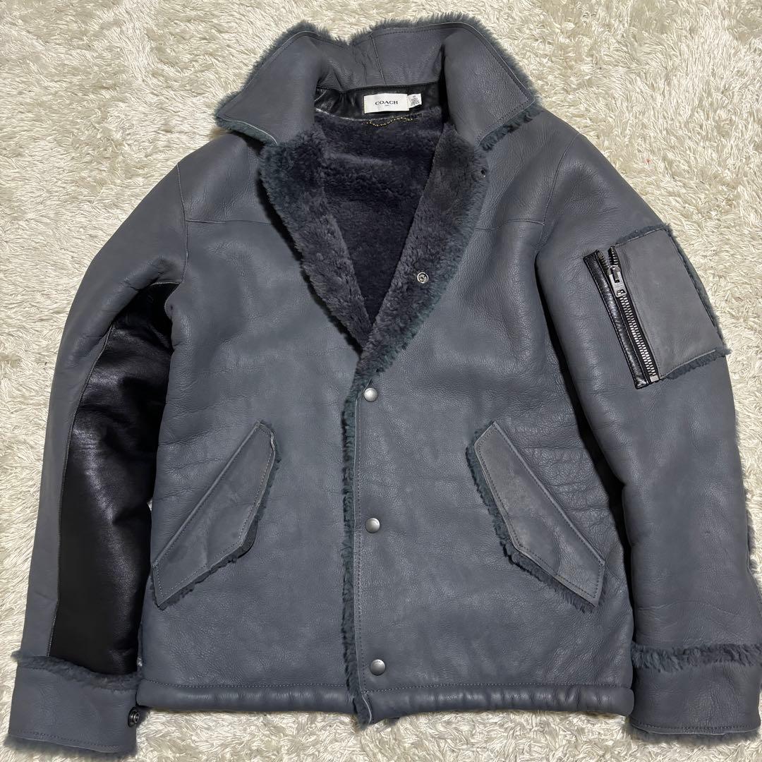 極美品✨ COACH SHEARLING SNAP FRONT JACKET