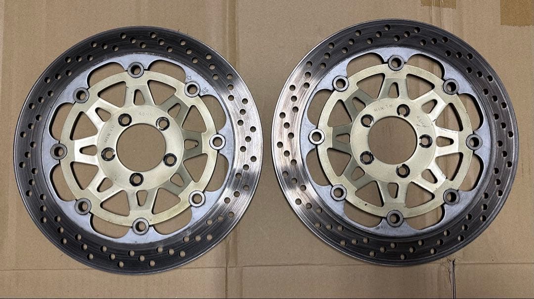 カワサキ フロントブレーキディスクローター 2枚セット