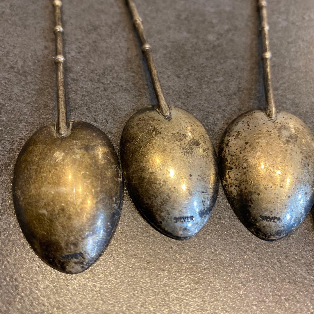 銀製アンティークスプーン 8本SET