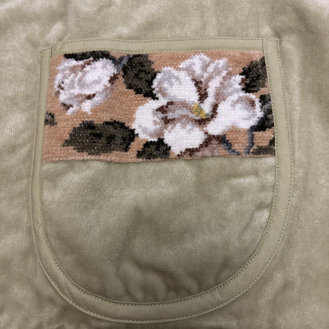 【新品未使用】ホットマン シェニール織 エプロン マグノリア柄 希少