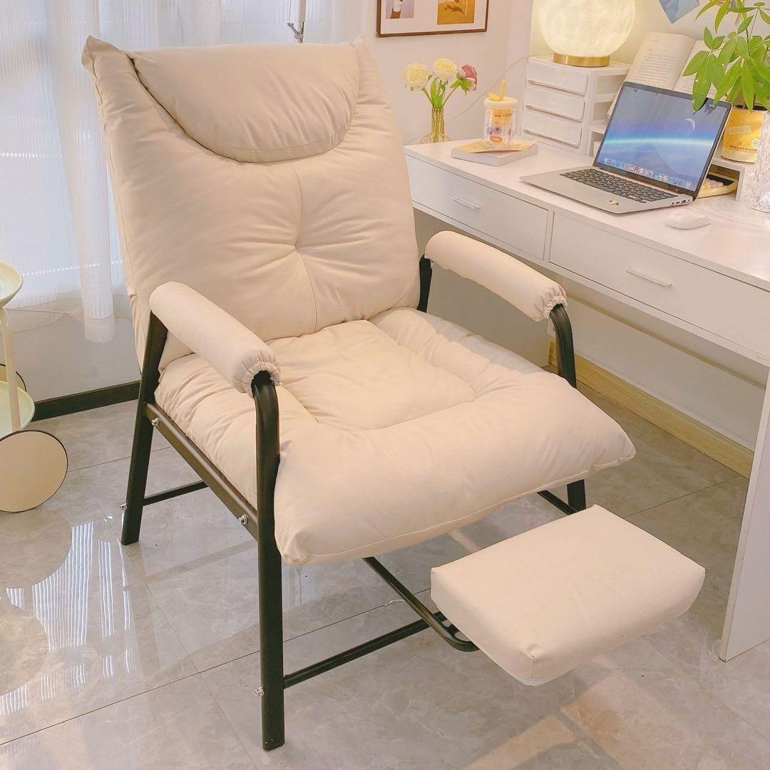 リクライニングチェアー 一人掛け リラックス リビング 背もたれ フットレスト