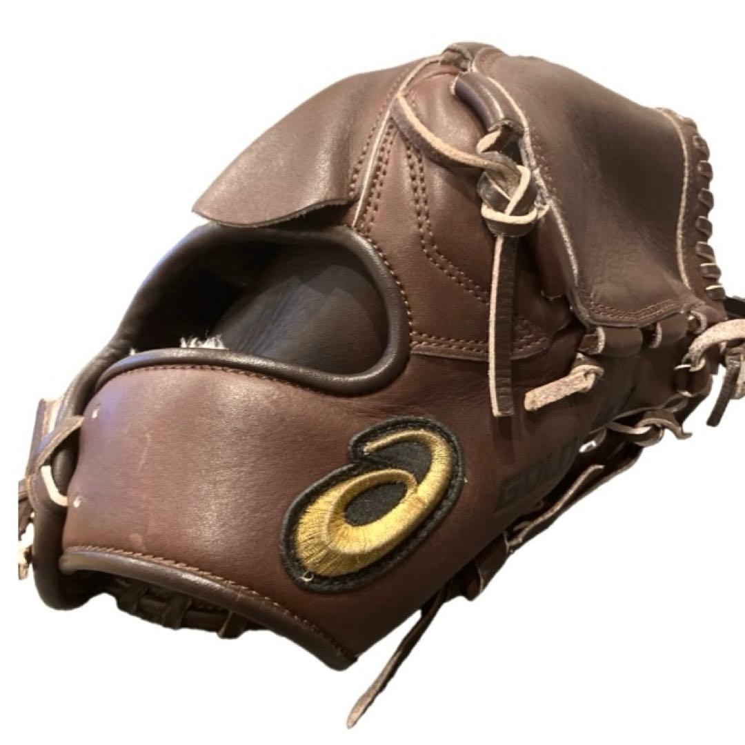 【美品】アシックス　asics ゴールドステージ　軟式投手用