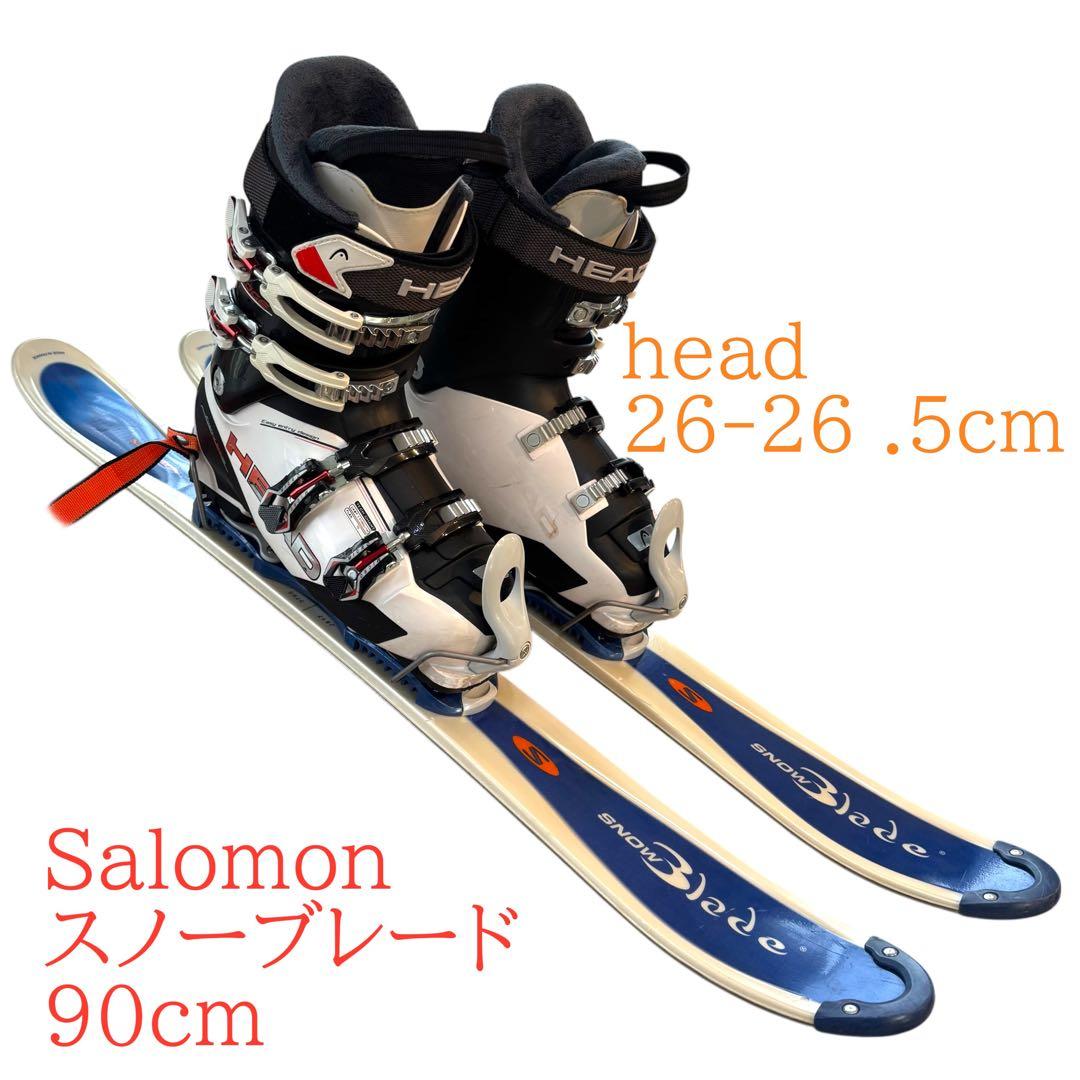 メンズショートスキーセットファンスキー　　Salomon 26-26 .5ｃｍ