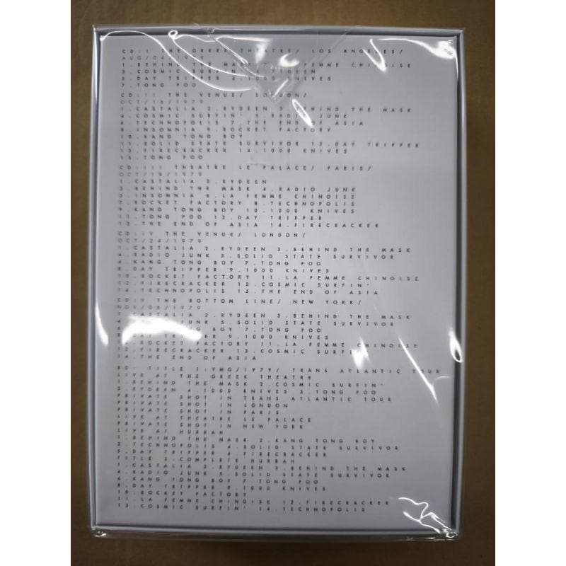 【新品未開封】YMO 1979 TRANS ATLANTIC TOUR LIVE