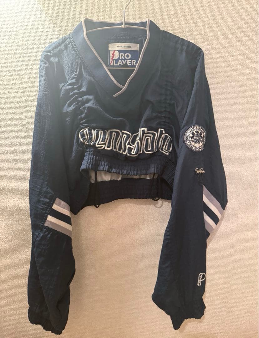 【リメイク】the tiny shop by Mori ネイビー クロップド