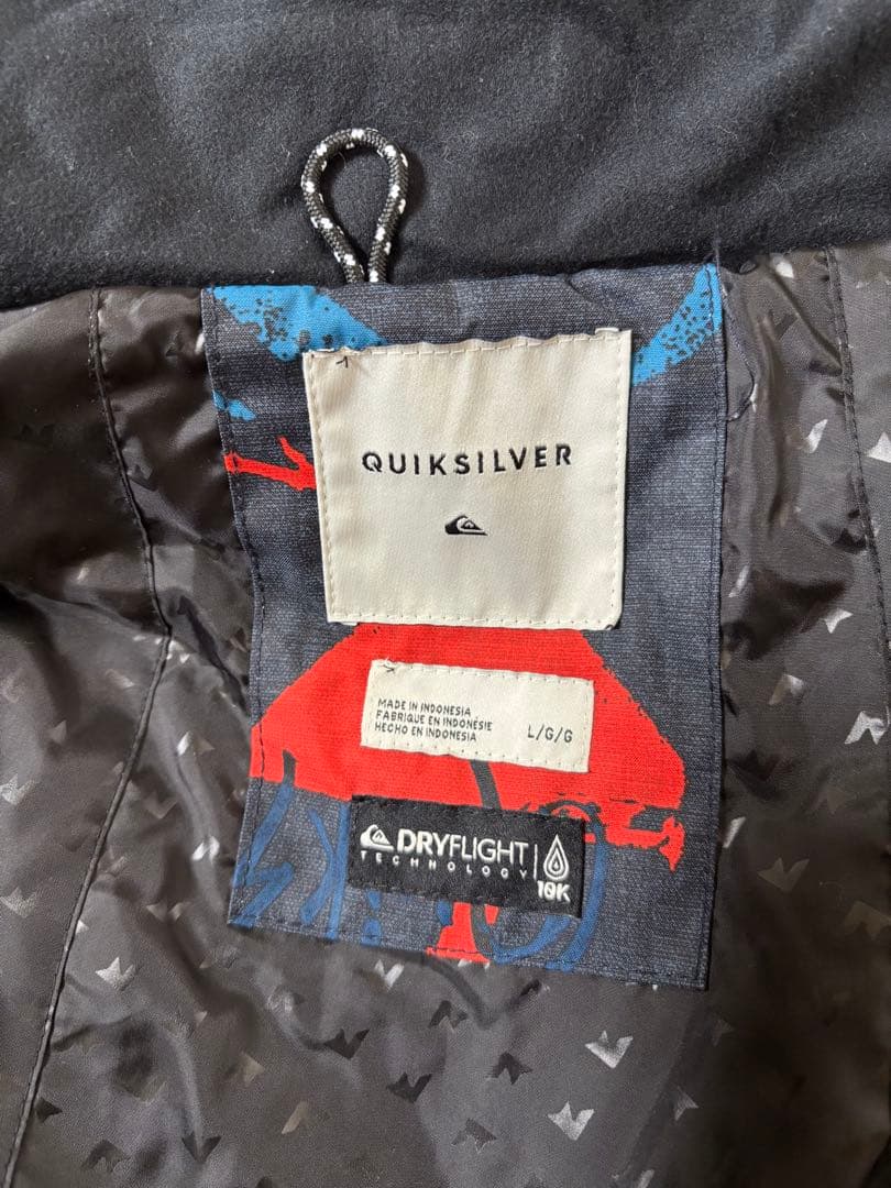 スノーボードウェアセット　QUIKSILVER