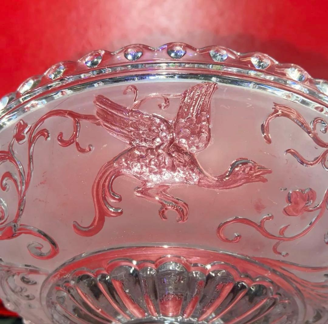 バカラ 鳳凰紋　ルネサンス　コンポート　大型サイズ　逸品