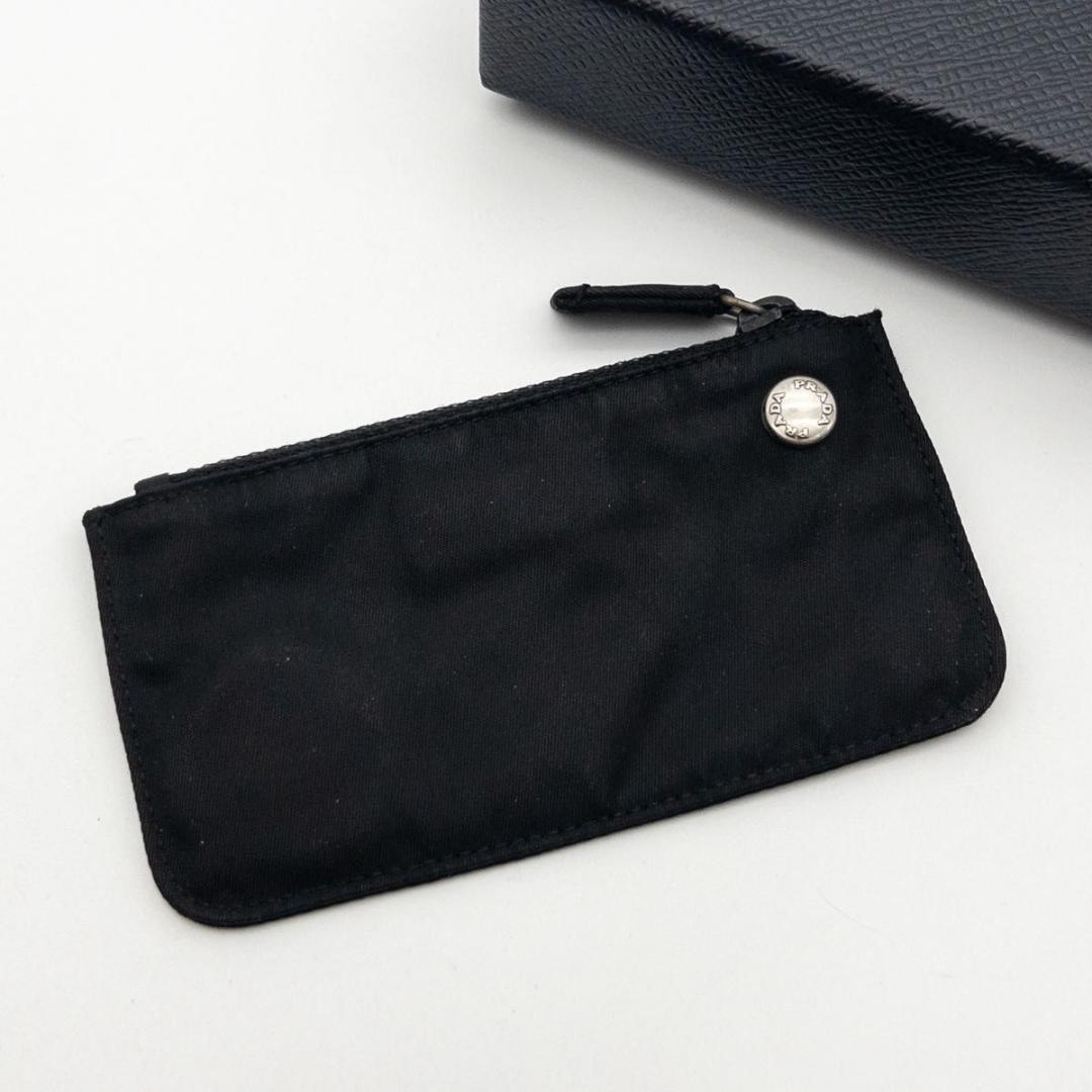 【極美品】PRADA テスートナイロン　ケース　トライアングルロゴ　黒
