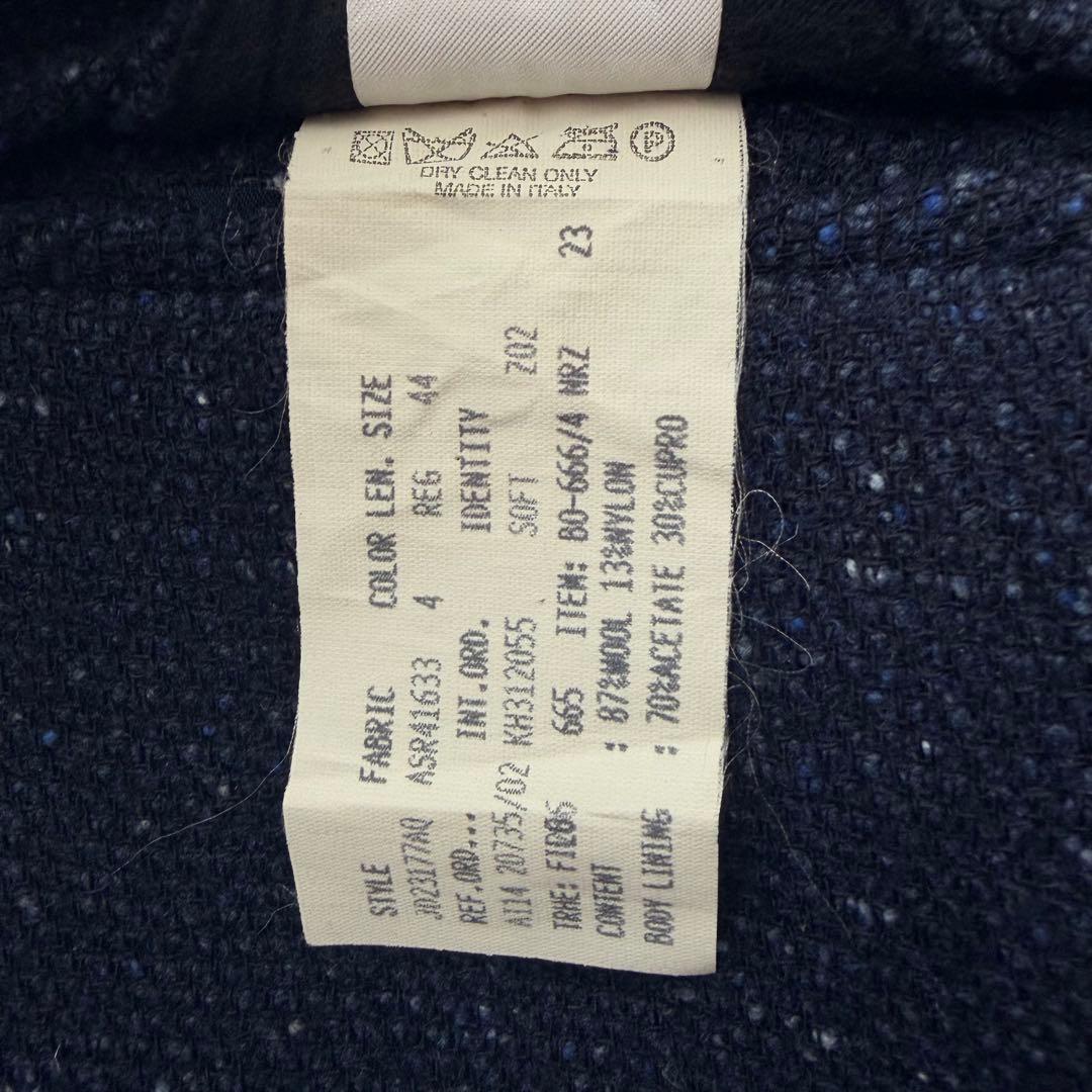 【SALE】LARDINI ラルディーニ チェスターコート 44 ネイビー