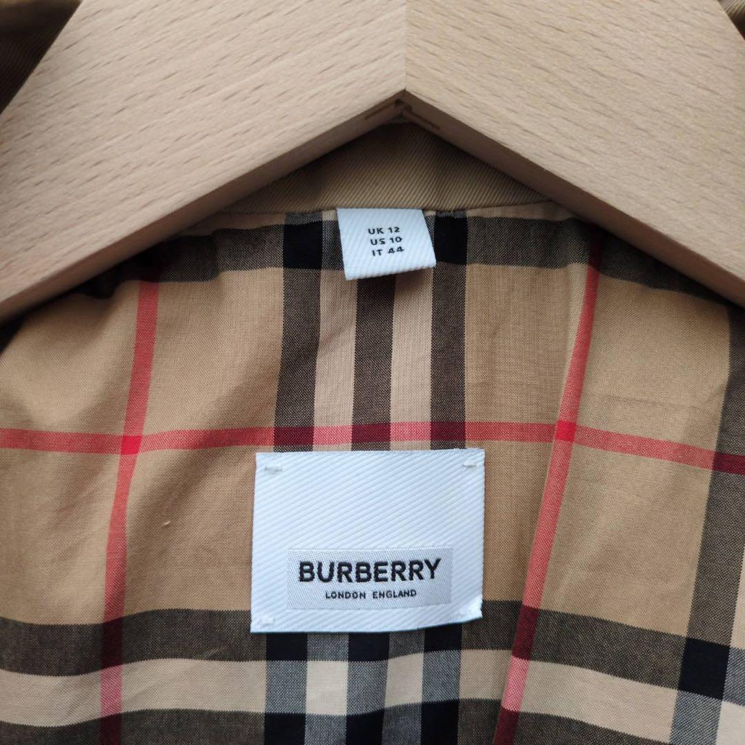 ◾︎未使用◾︎ バーバリー チェックパネル コットンギャバジン トレンチコート 44