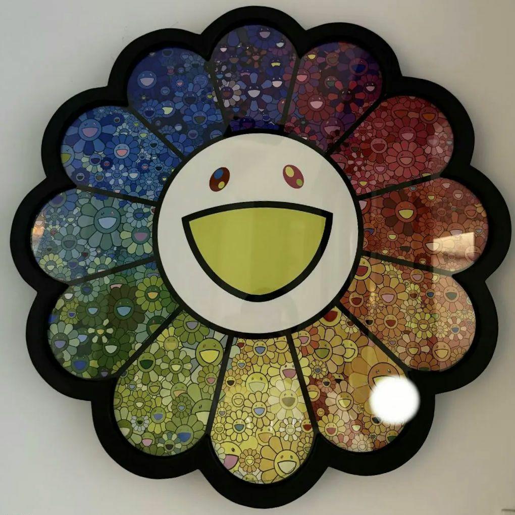 お花がスパークル！ 村上隆 サイン入りポスター ED300