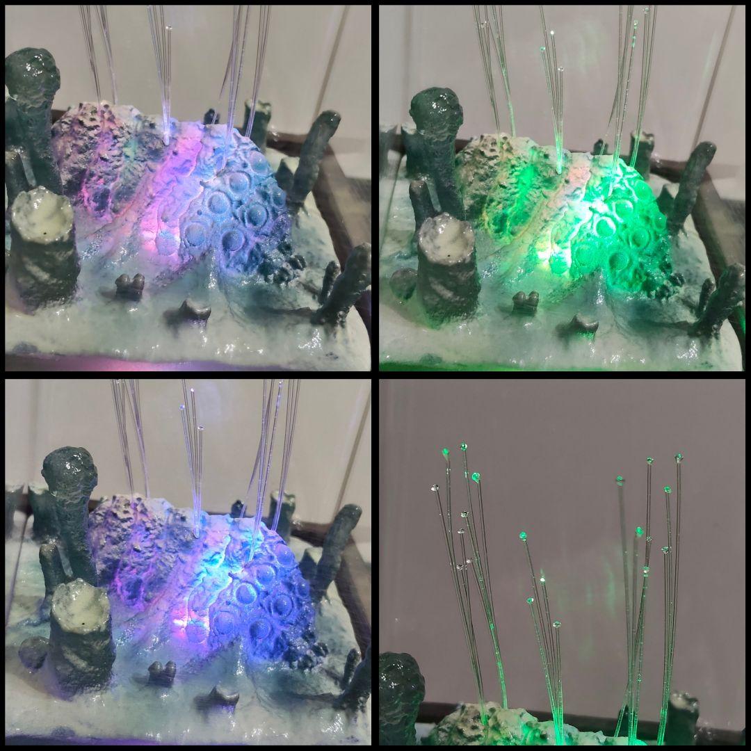 ジブリ 風の谷のナウシカ 腐海と王蟲 アクアプラント ライト 水中ジオラマ