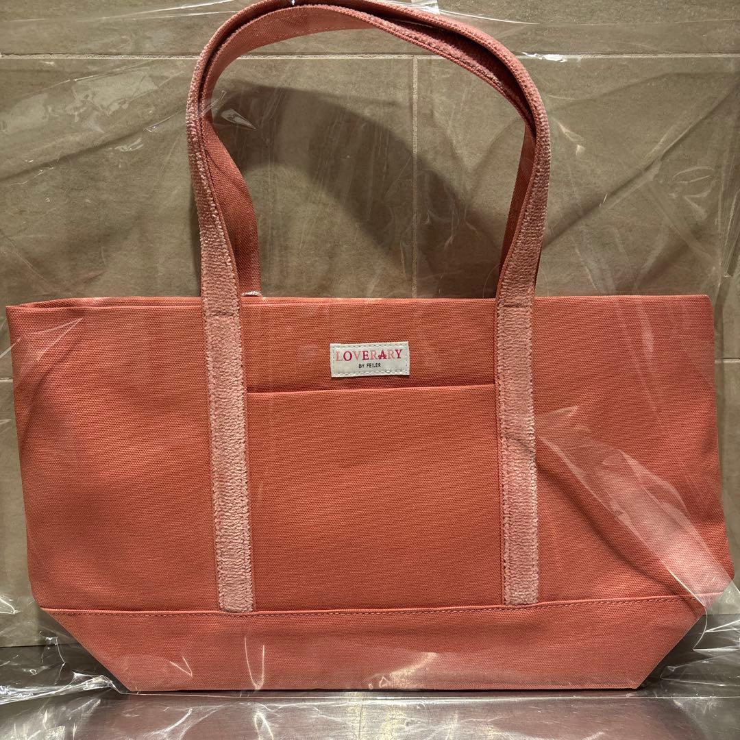 【新品未使用】フェイラー オールドテディ ワッペントートバッグ ピンク 大