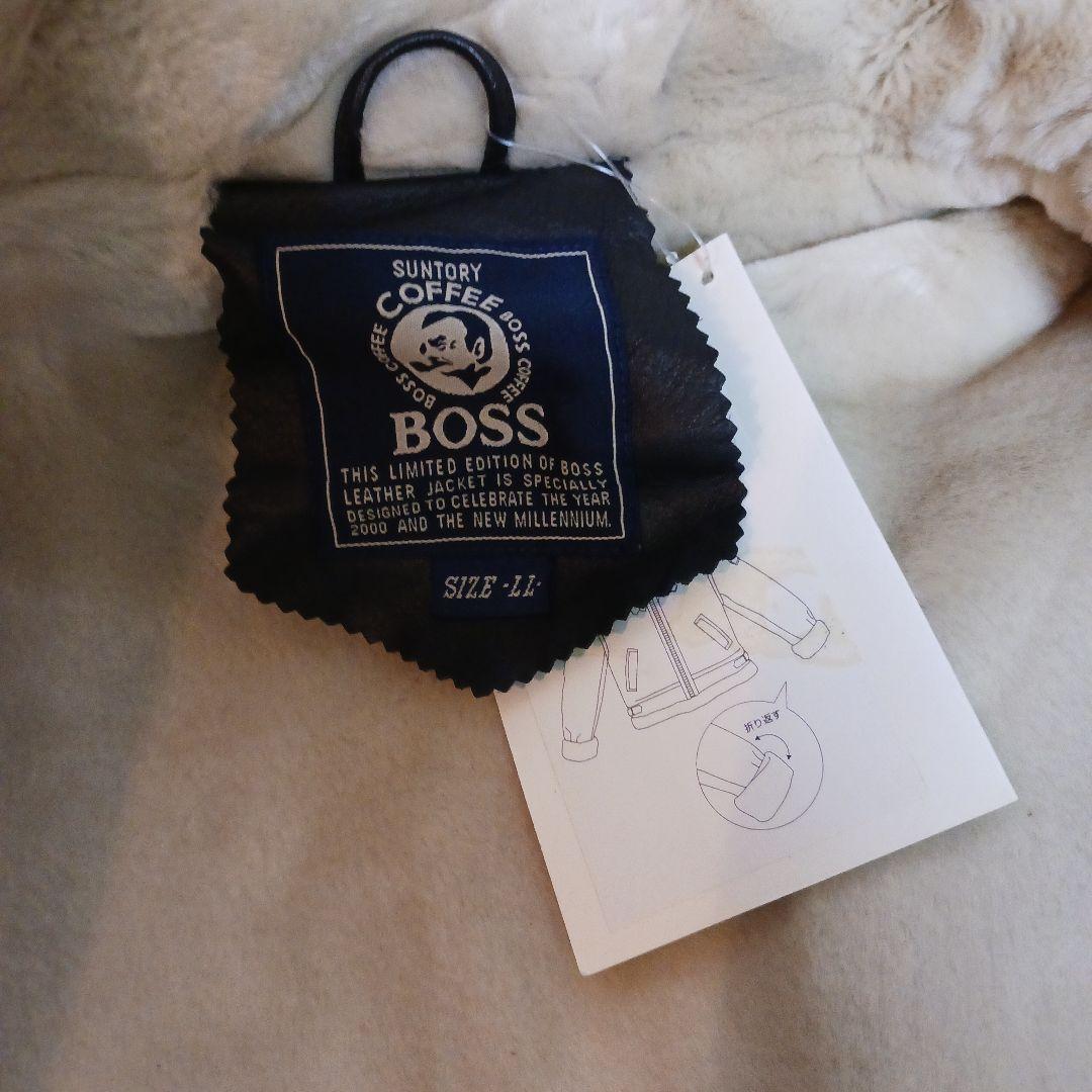 エ*ド様 サントリーボス　ボスジャン　牛革　レザー　フライトジャケット　B-3
