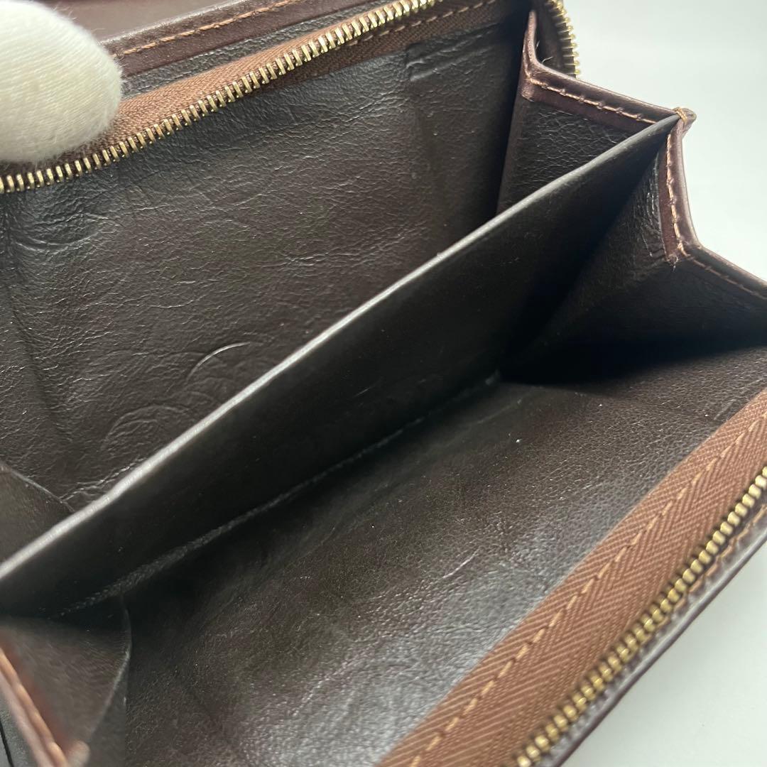 Whitehouse cox 二つ折り財布　ブラウン　ブライドルレザー　希少