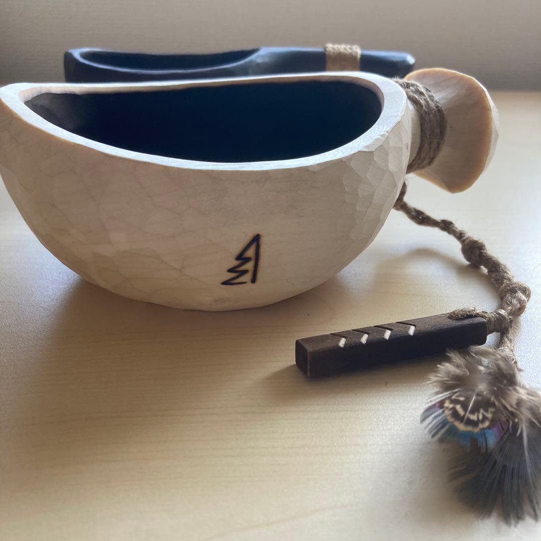 特注品【新品】ソウルオブシベリア　ボウルタイプ　大容量　ククサ　No.9011