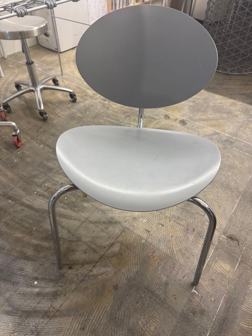 ジャンク　ドイツ　ELMAR FLOTOTTO　モスキートチェア　ライトグレー