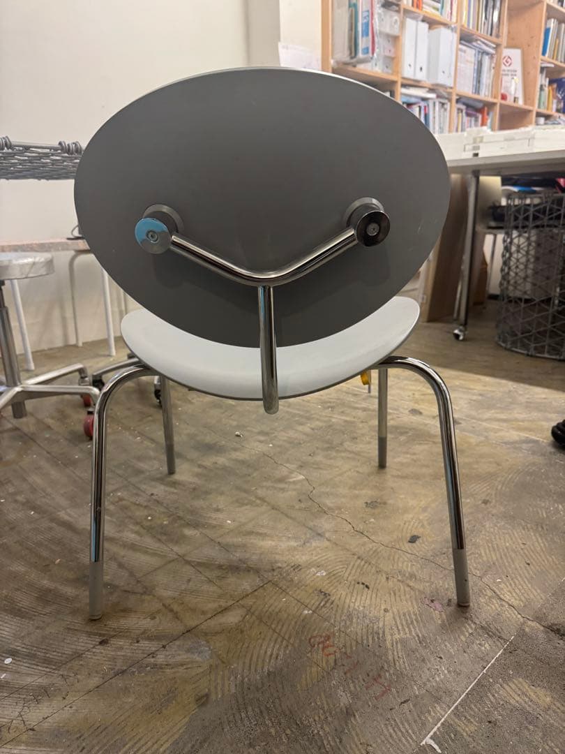 ジャンク　ドイツ　ELMAR FLOTOTTO　モスキートチェア　ライトグレー