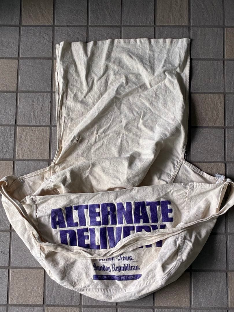 ヴィンテージ ニュースペーパーバッグ
