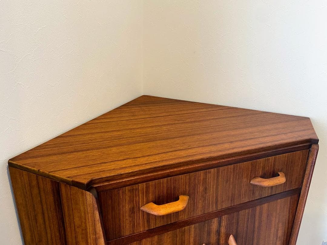 ヴィンテージ g-plan コーナーキャビネットビューロー 仕上済