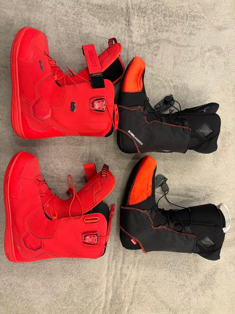 DEELUXE スノーボードブーツ レッド/ブラック