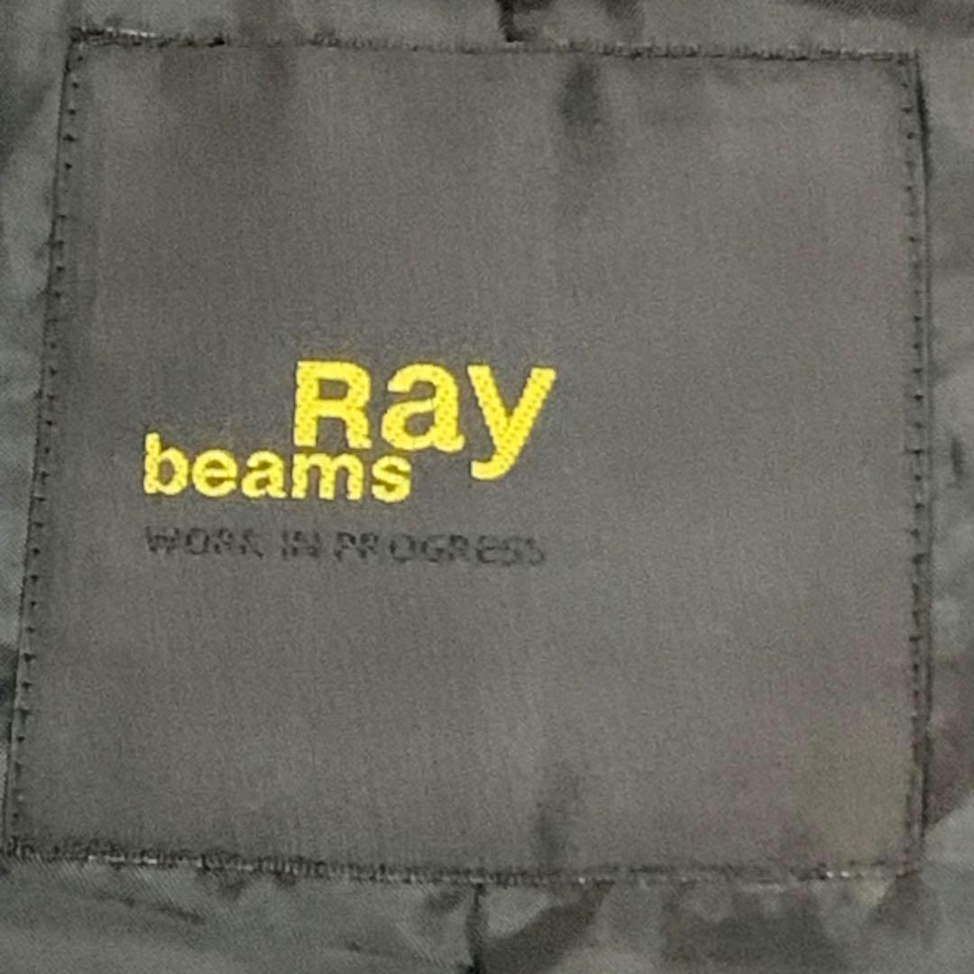 Ray beams ライダースジャケット　ラムレザージャケット　金ボタン