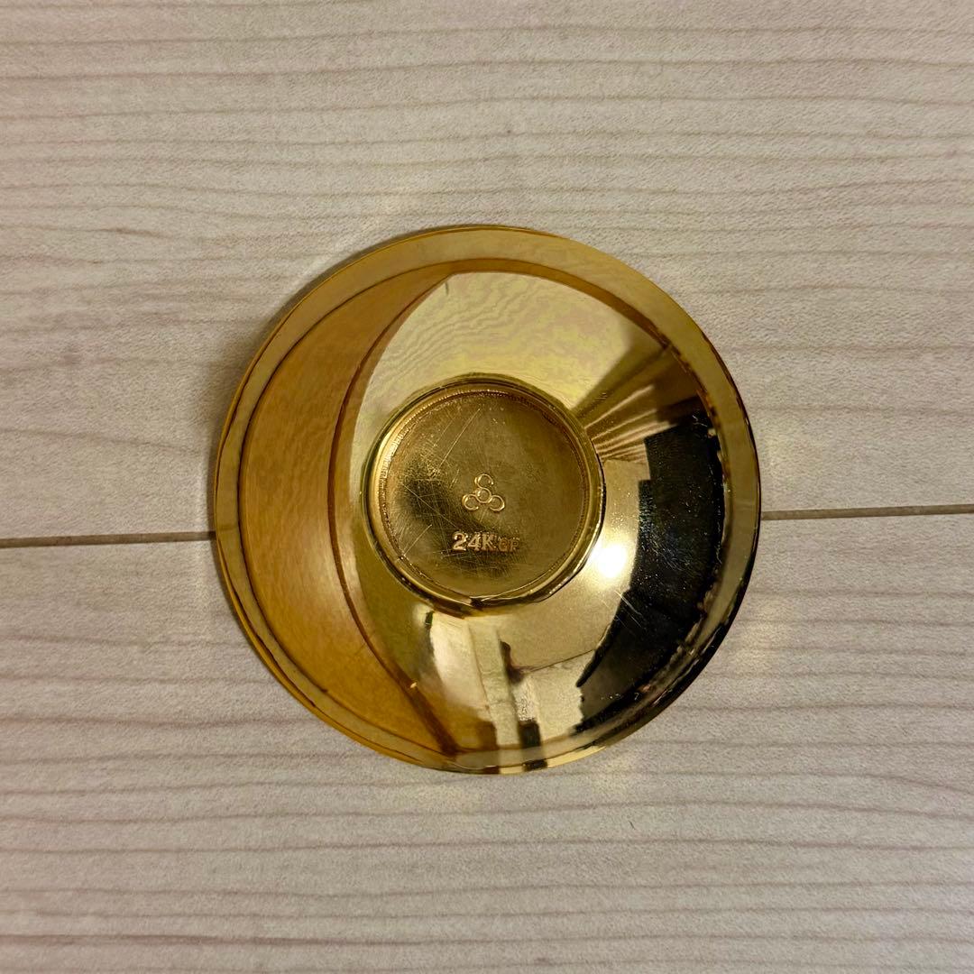 十二支 金盃 24KGP 金メッキ 9枚セット