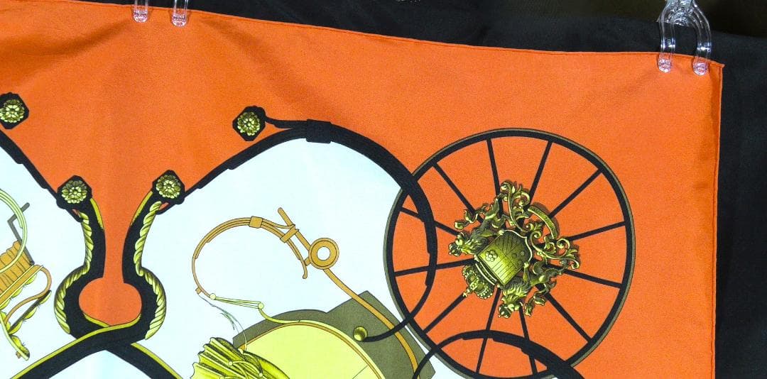 HERMES エルメス　大判スカーフ　カレ90　 D509