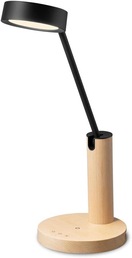 新品未使用 アイリスオーヤマ LEDデスクライト Qi充電 ウッド