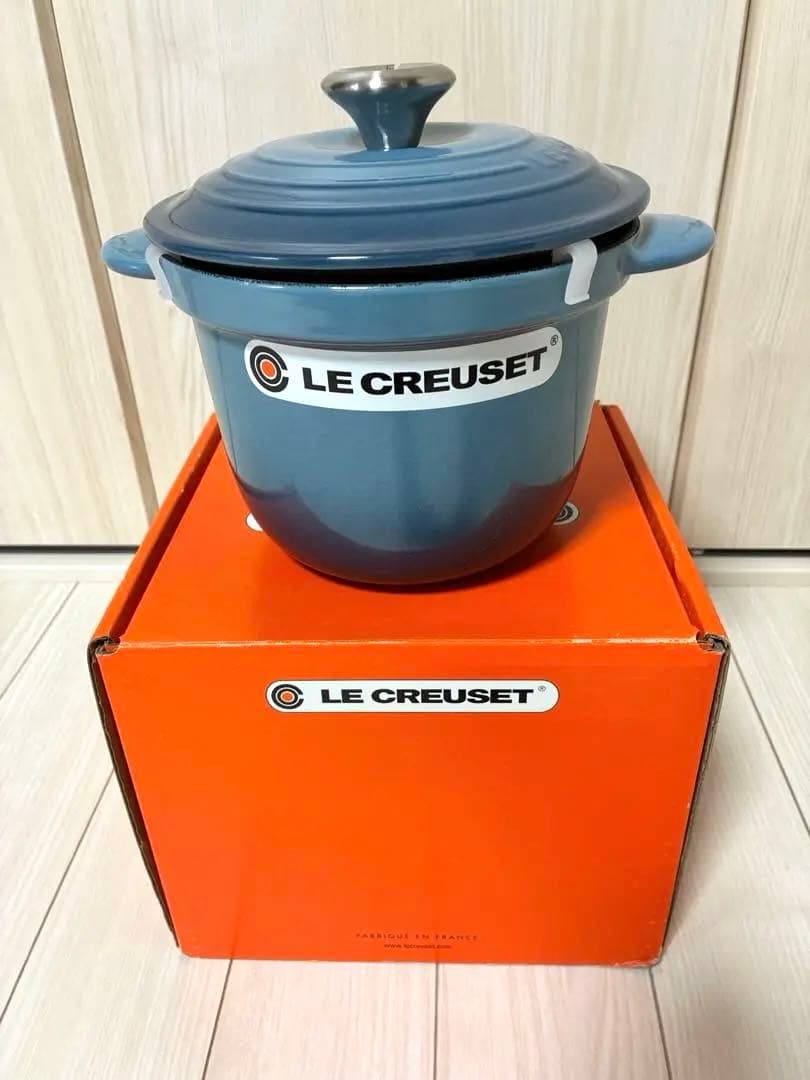 【新品未使用】【匿名配送】ル・クルーゼ ココットエブリィ18 ブルー