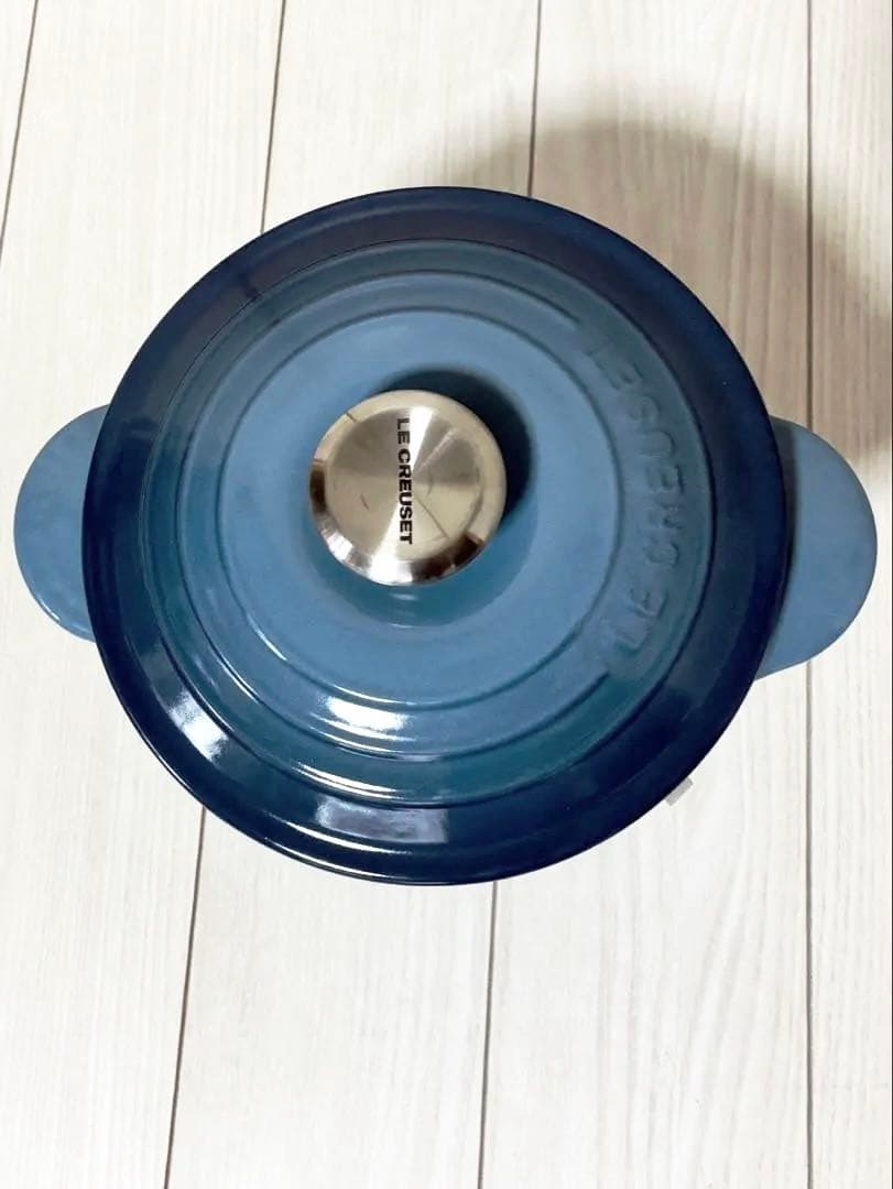 【新品未使用】【匿名配送】ル・クルーゼ ココットエブリィ18 ブルー