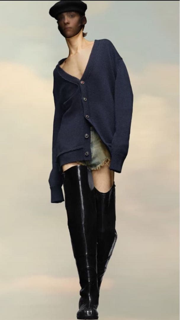 MAISON MARGIELA エルボーパッチカーディガン