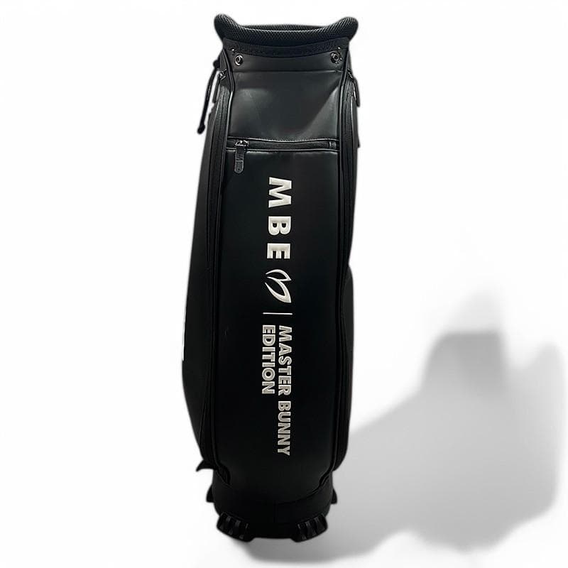 マスターバニーエディション 2022年 フェイクレザー キャディバッグ 黒