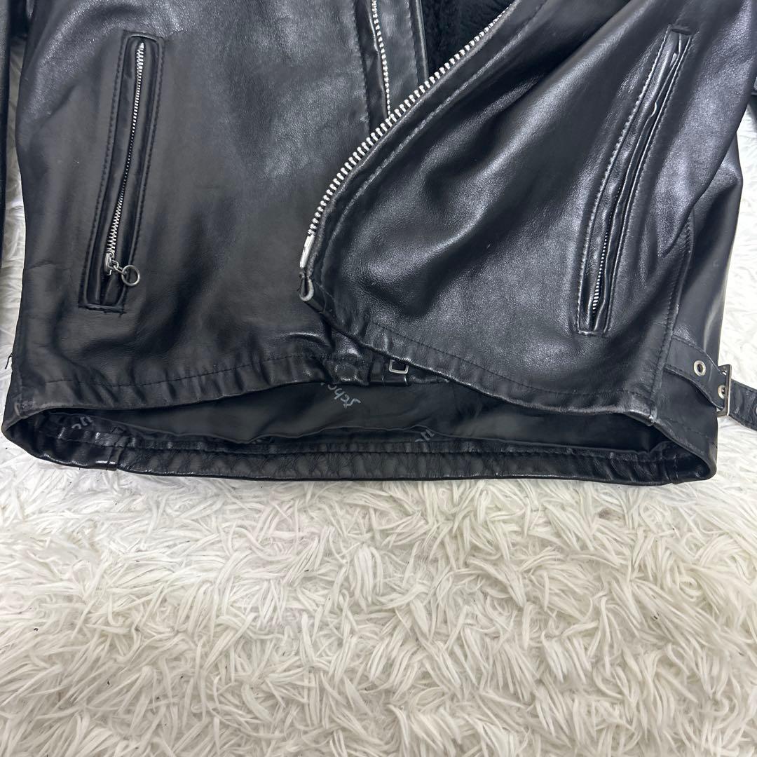 【美品】ショット SCHOTT レザー　ライダース　141 ブラック　サイズ40
