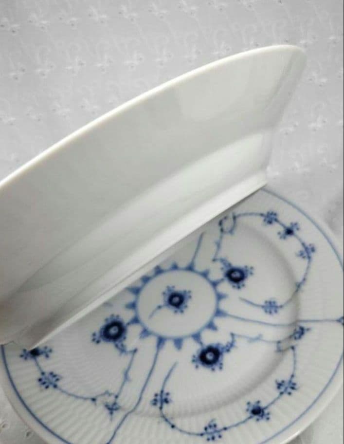 未使用近✨ロイヤルコペンハーゲン✨ブルーフルーテッド プレイン プレート大皿②